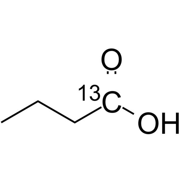 Butyric acid-13C1 化学構造