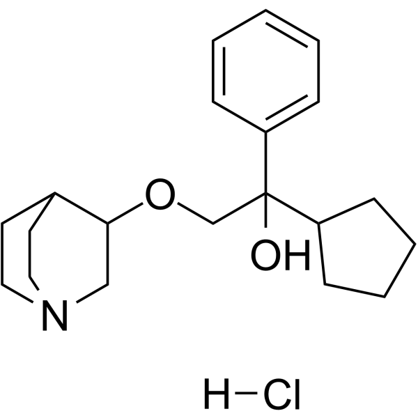 Penehyclidine hydrochloride Chemical Structure