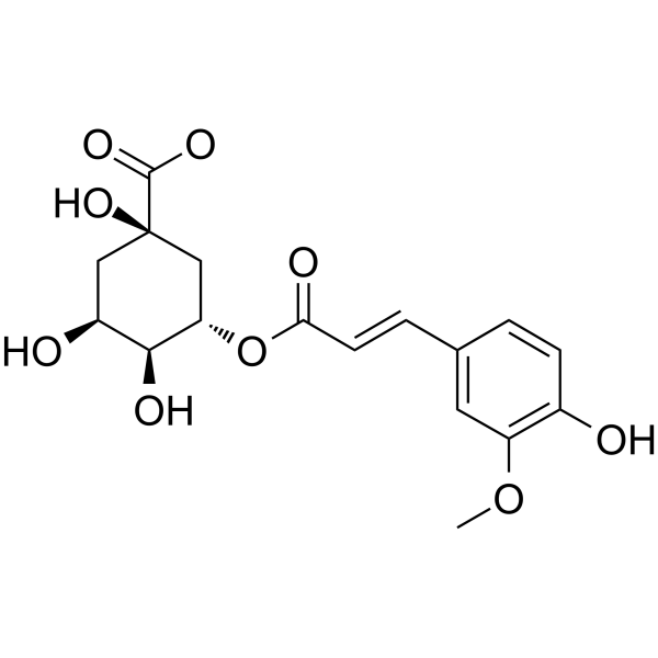 3-Feruloylquinic acid  Chemical Structure