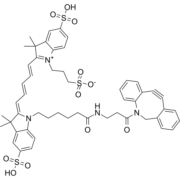 Cy5-DBCO  Chemical Structure