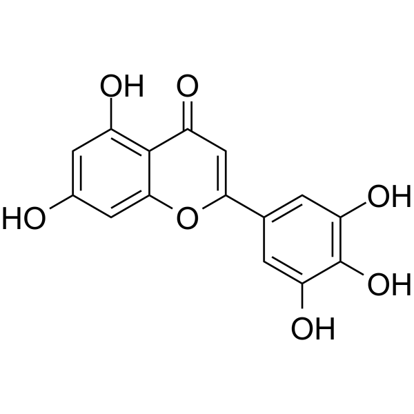 Tricetin Chemische Struktur