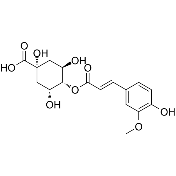4-Feruloylquinic acid  Chemical Structure