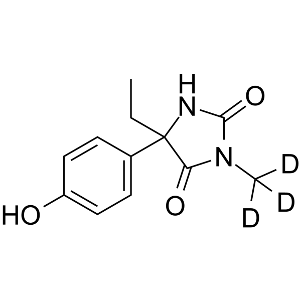4-Hydroxymephenytoin D3 化学構造