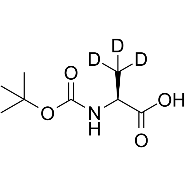 Boc-L-Ala-OH-d3  Chemical Structure