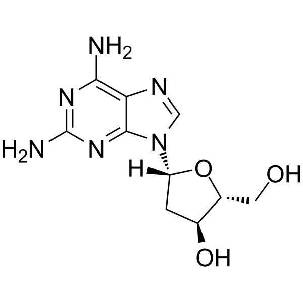 2-Amino-2'-deoxyadenosine  Chemical Structure