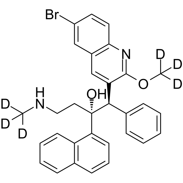 Bedaquiline impurity 2-d6  Chemical Structure