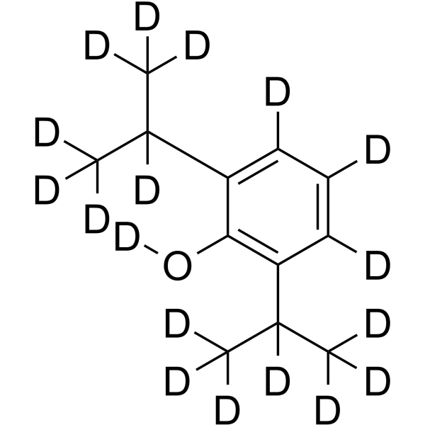 Propofol-d18  Chemical Structure