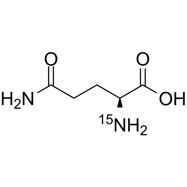 L-Glutamine 15N  Chemical Structure