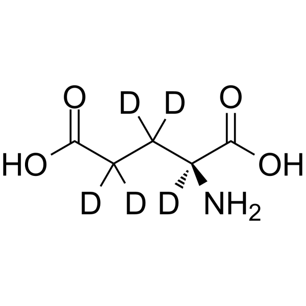 L-Glutamic acid-d5  Chemical Structure