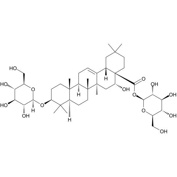 Eclalbasaponin I  Chemical Structure