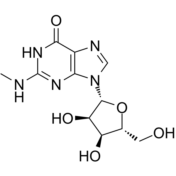 N2-Methylguanosine  Chemical Structure