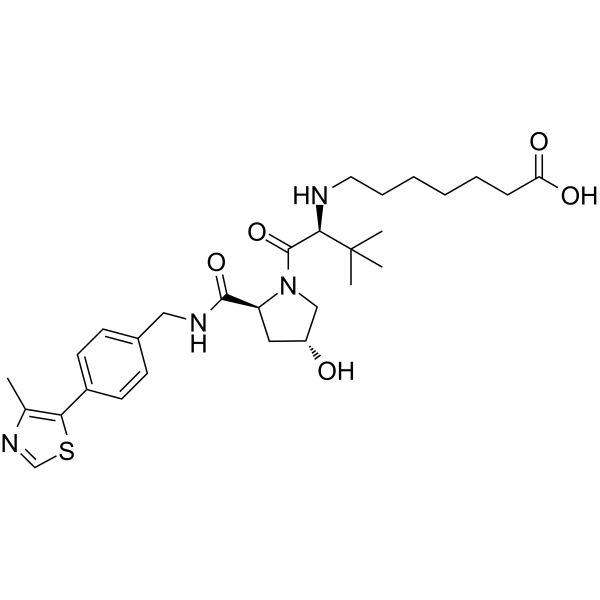 (S,R,S)-AHPC-C5-COOH  Chemical Structure