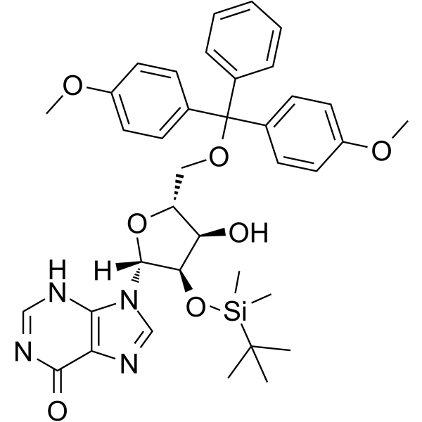 5'-O-DMT-2'-O-TBDMS-rI  Chemical Structure