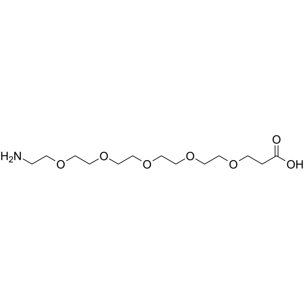 Amino-PEG5-C2-acid  Chemical Structure