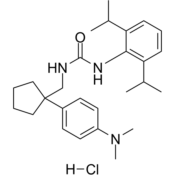 Nevanimibe hydrochloride  Chemical Structure