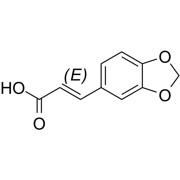 (E)-3,4-(Methylenedioxy)cinnamic acid  Chemical Structure
