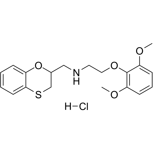 Benoxathian hydrochloride 化学構造