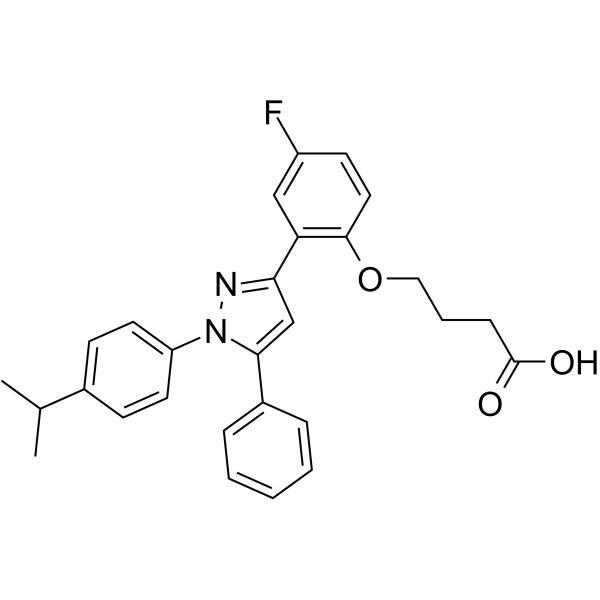 FABPs ligand 6 Chemische Struktur