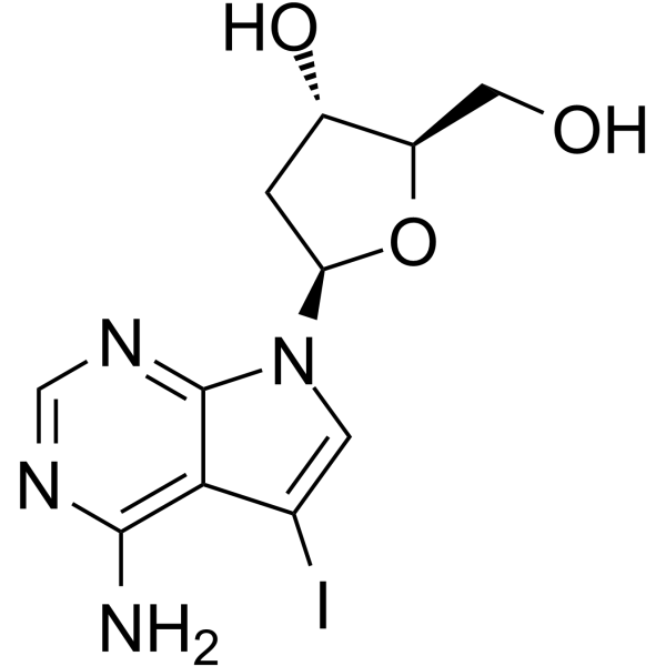 7-Deaza-2'-deoxy-7-iodoadenosine  Chemical Structure