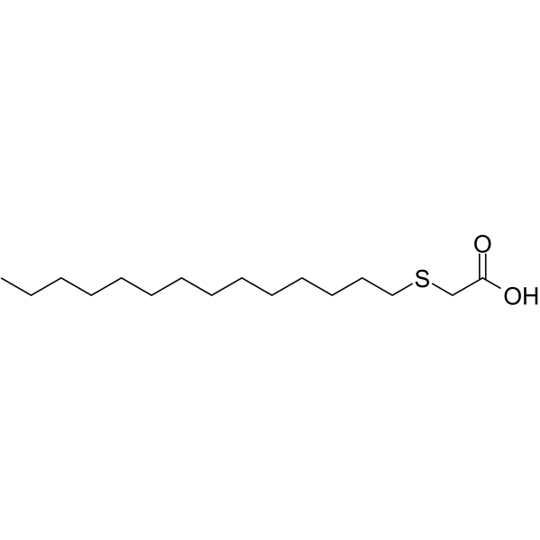 2-(Tetradecylthio)acetic acid  Chemical Structure