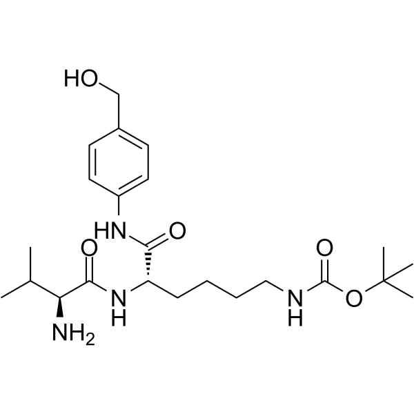 PAB-Val-Lys-Boc  Chemical Structure
