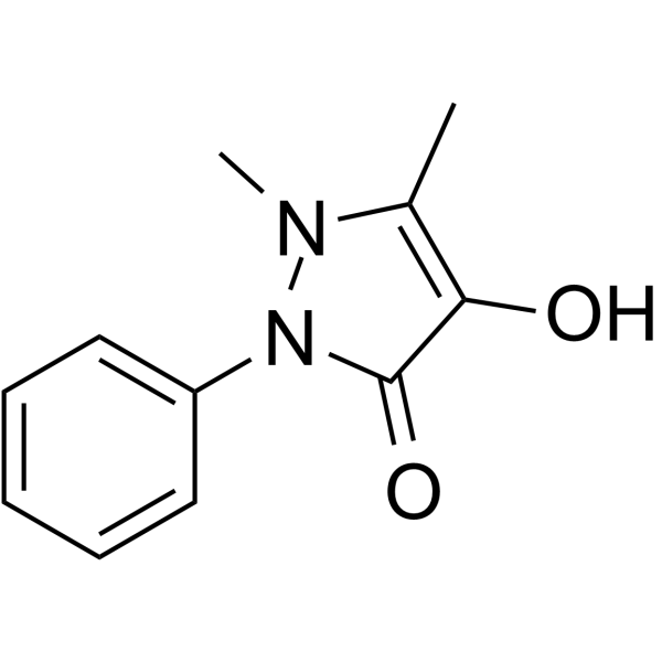 4-Hydroxyantipyrine  Chemical Structure