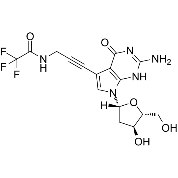 7-TFA-ap-7-Deaza-dG  Chemical Structure