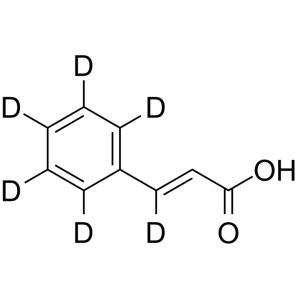 Cinnamic acid-d6  Chemical Structure