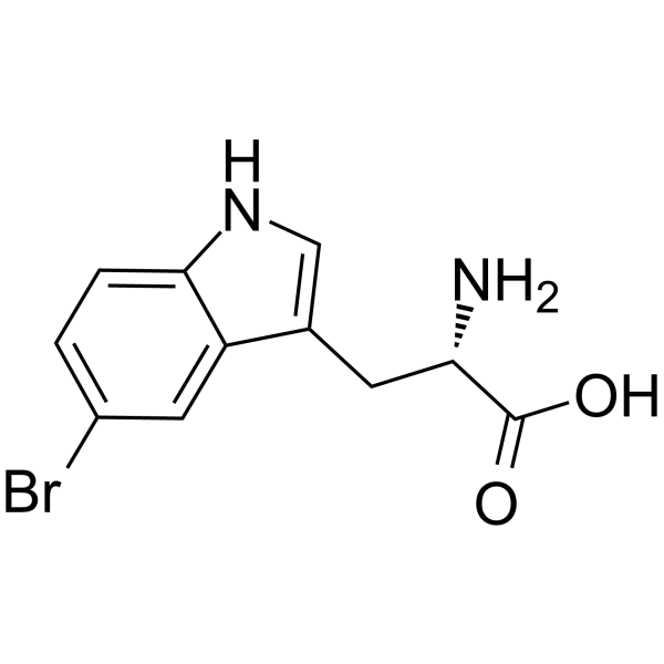 5-Bromo-L-tryptophan  Chemical Structure
