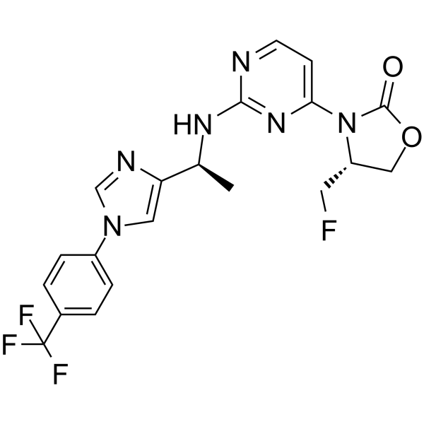 IDH1 Inhibitor 1 化学構造
