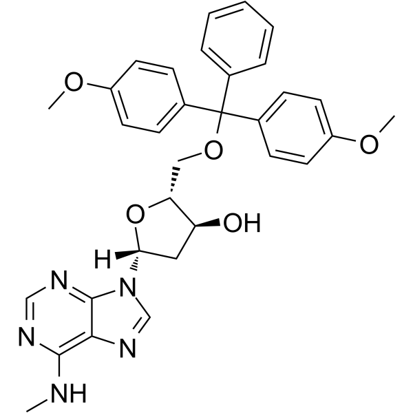 5'-O-DMT-N6-Me-2'-dA  Chemical Structure