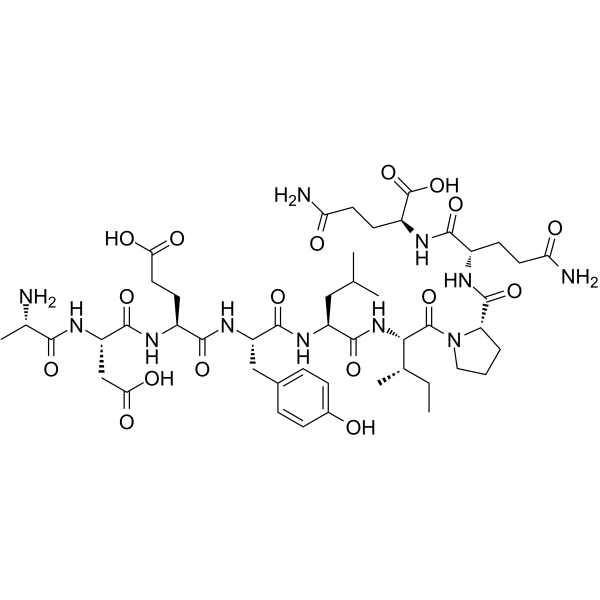 EGFR Protein Tyrosine Kinase Substrate  Chemical Structure