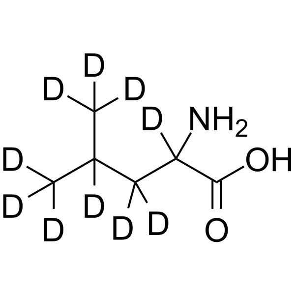 (±)-Leucine-d10  Chemical Structure