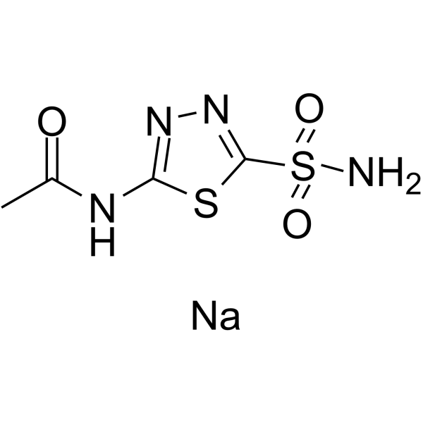 Acetazolamide sodium  Chemical Structure
