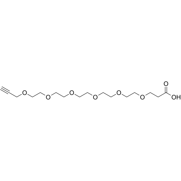 Propargyl-PEG6-acid  Chemical Structure