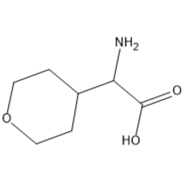 2-(Tetrahydropyran-4-yl)glycine 化学構造