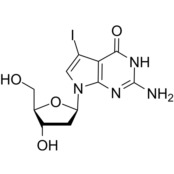 7-Iodo-7-deaza-2'-deoxyguanosine  Chemical Structure