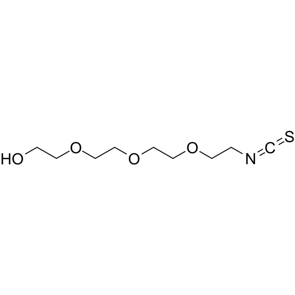 1-Isothiocyanato-PEG4-alcohol Chemische Struktur