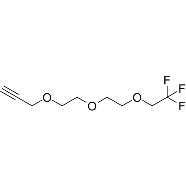 1,1,1-Trifluoroethyl-PEG2-propargyl  Chemical Structure