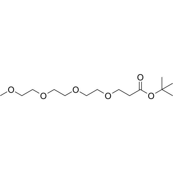 m-PEG4-Boc 化学構造