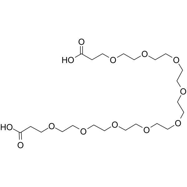 Bis-PEG9-acid  Chemical Structure