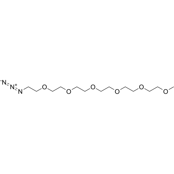 m-PEG6-azide Chemische Struktur