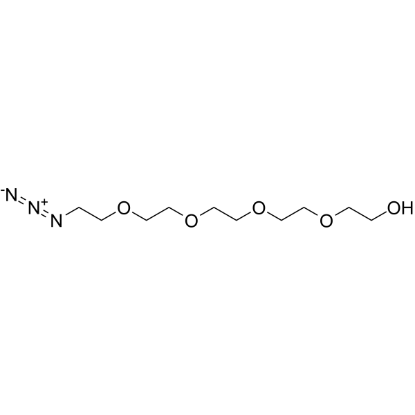 Azido-PEG5-alcohol Chemische Struktur