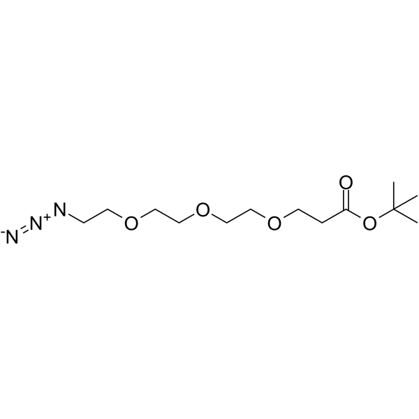N3-PEG3-CH2CH2-Boc  Chemical Structure