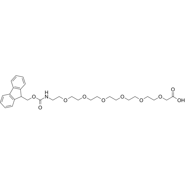 Fmoc-NH-PEG6-CH2COOH  Chemical Structure