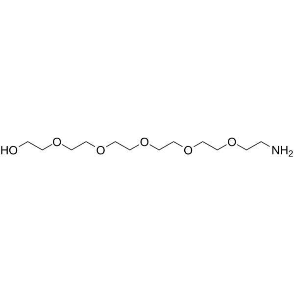 Amino-PEG6-alcohol 化学構造