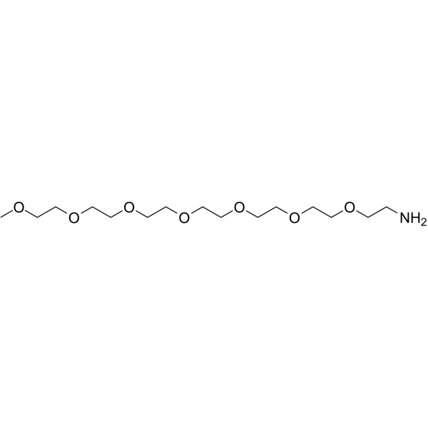 m-PEG7-Amine Chemische Struktur