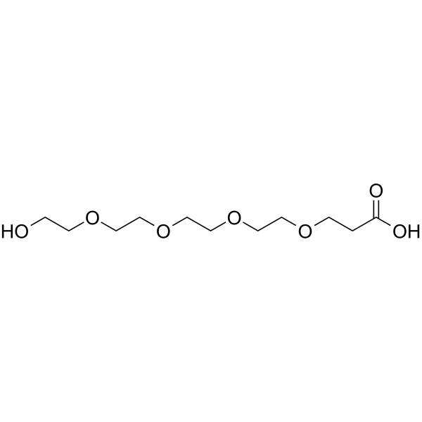 Hydroxy-PEG4-acid Chemische Struktur