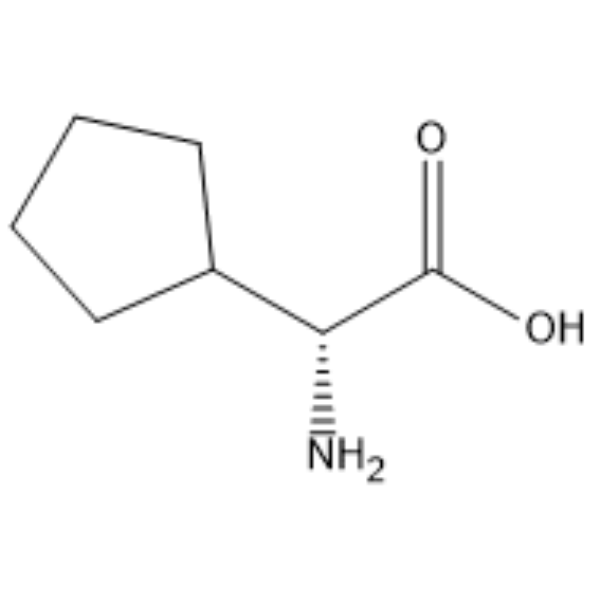 (R)-2-amino-2-cyclopentylacetic acid  Chemical Structure