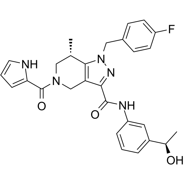 (S,R)-WT IDH1 Inhibitor 2  Chemical Structure